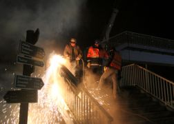 Naechtlicher Brueckenabriss In Jena 2